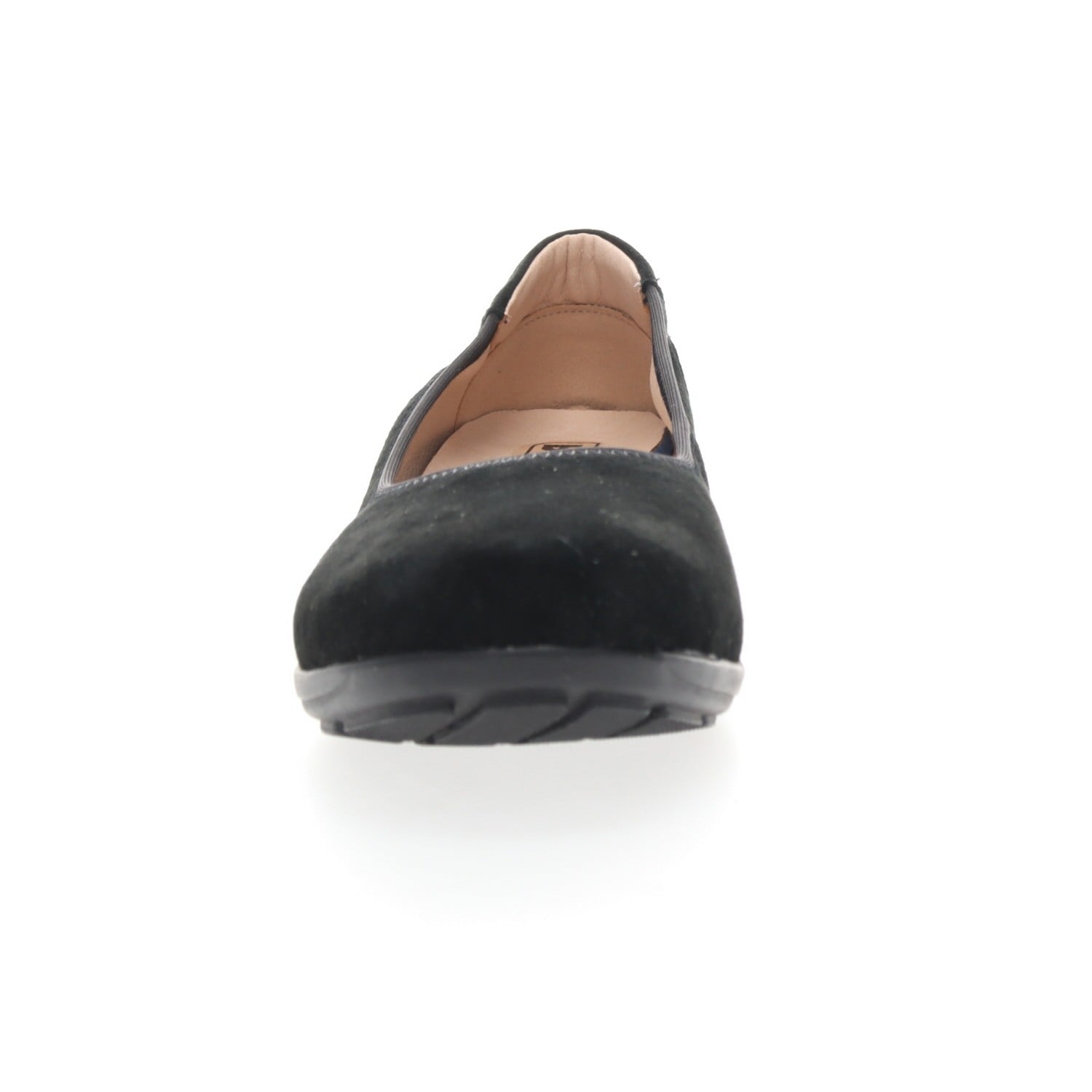 Propet Yara Women's Leather Slip On Flats - Black Suede - Front