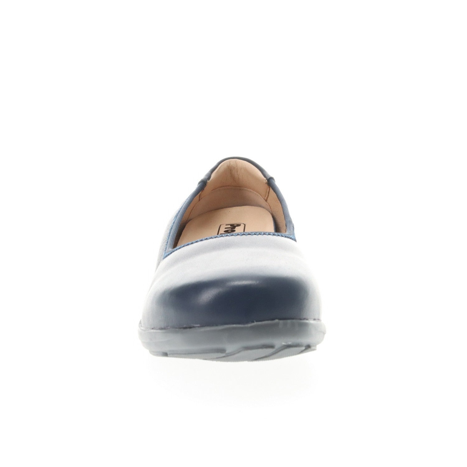 Propet Yara Women's Leather Slip On Flats - Navy - Front