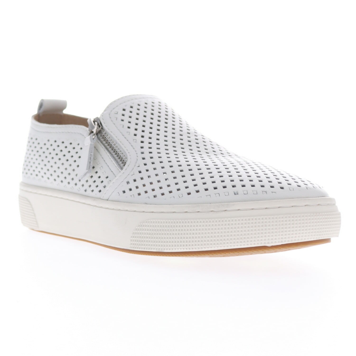 Propet Kate Women's Leather Slip On Sneakers in White
