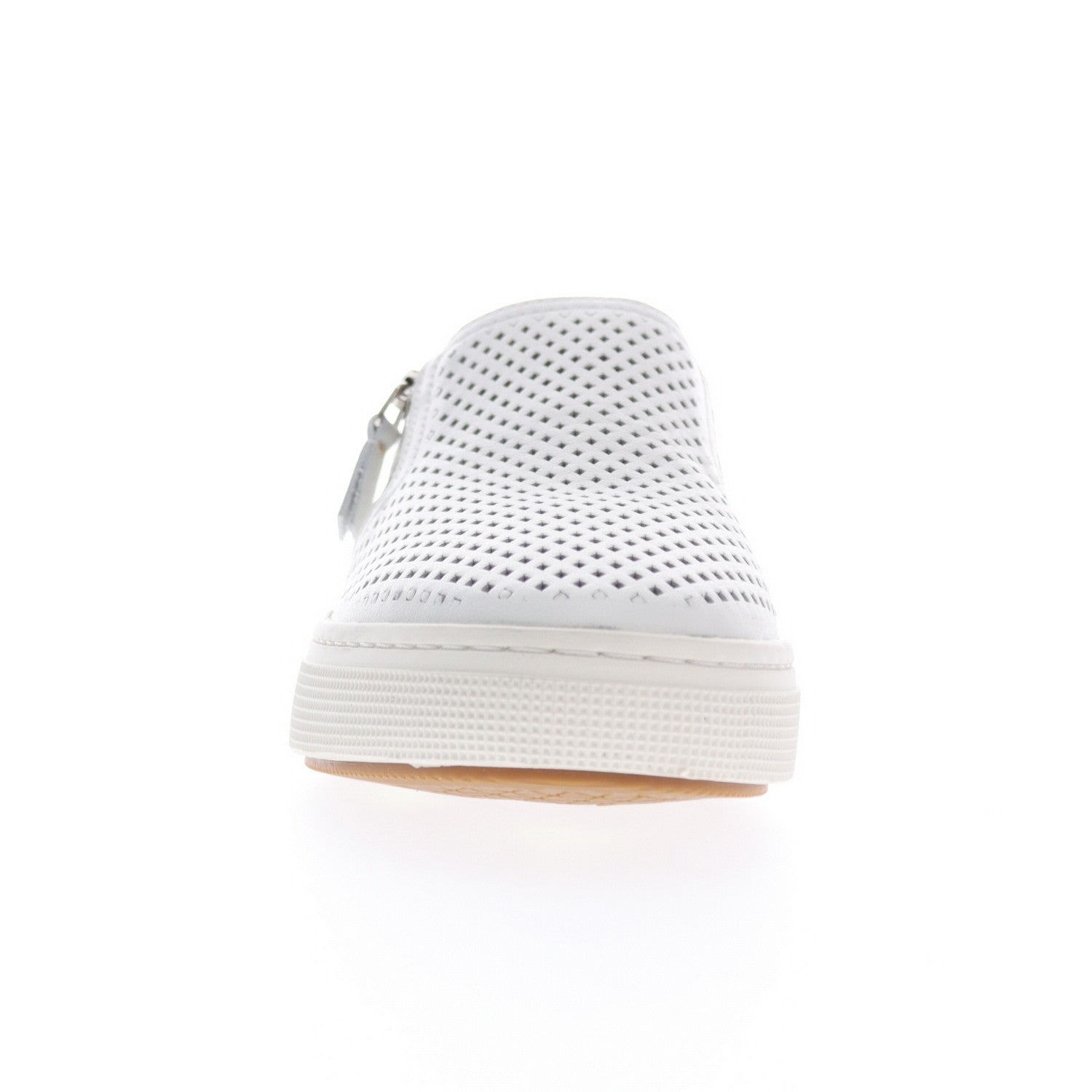 Propet Kate Women's Leather Slip On Sneakers - White - Front