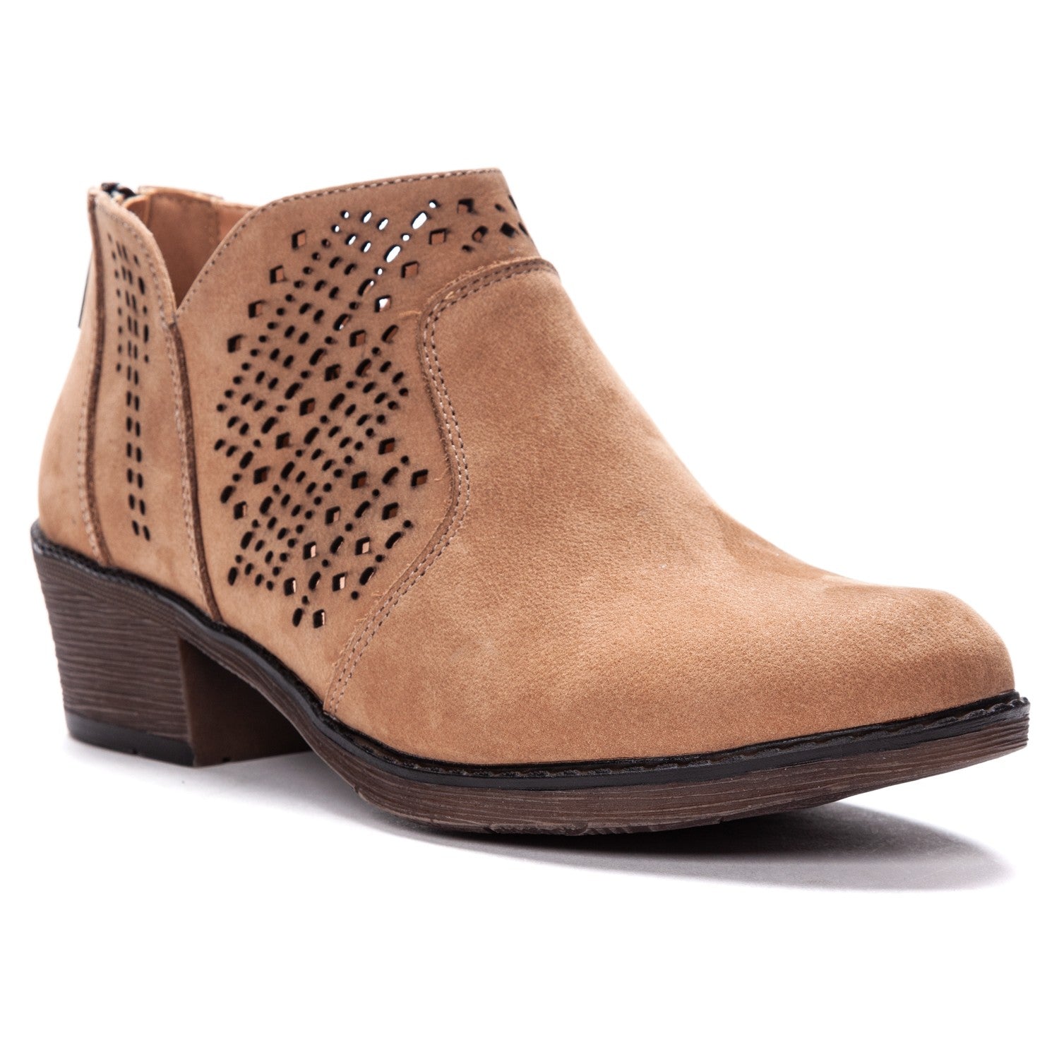 Propet Women's Remy Ankle Boots in Taupe