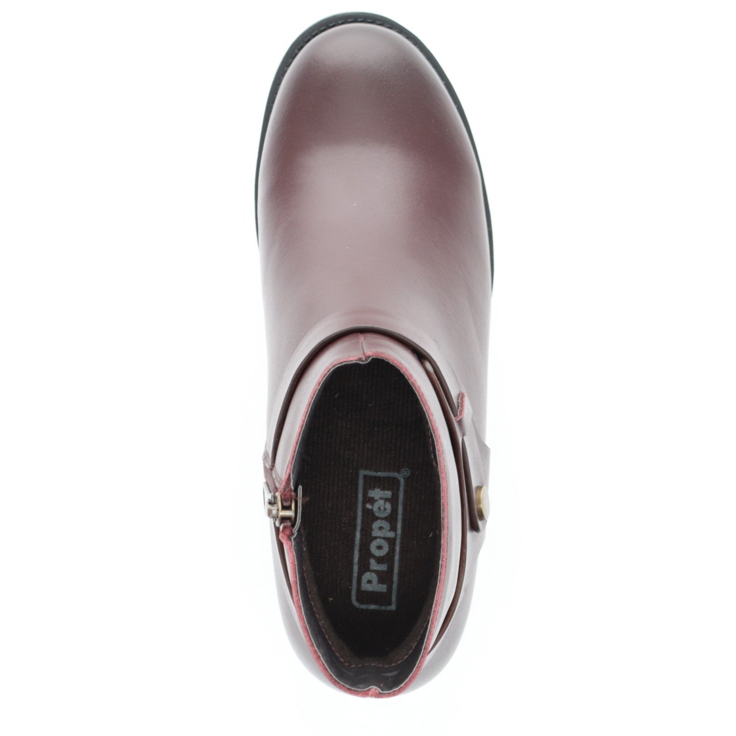 Propet Women's Topaz Ankle Boots - Burgundy - Top