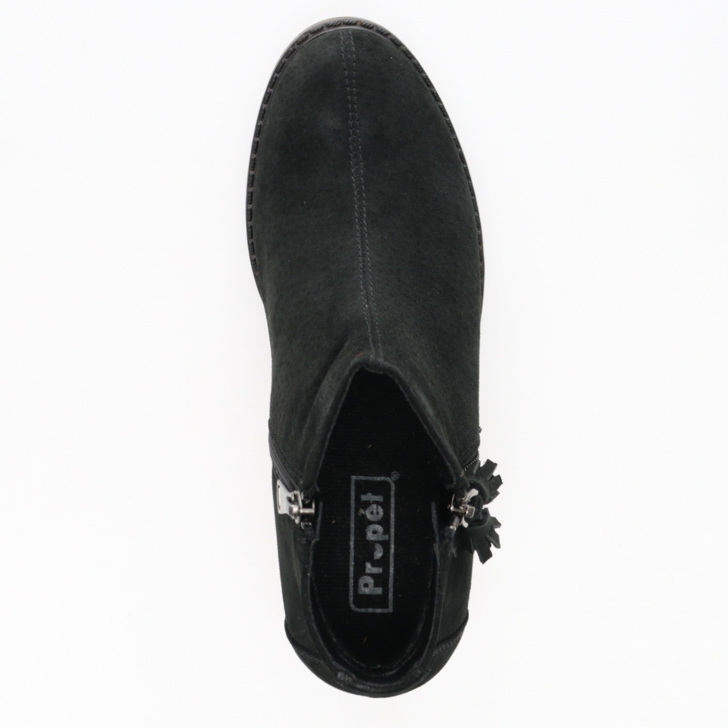 Propet Women's Rebel Ankle Boots - Black - Top