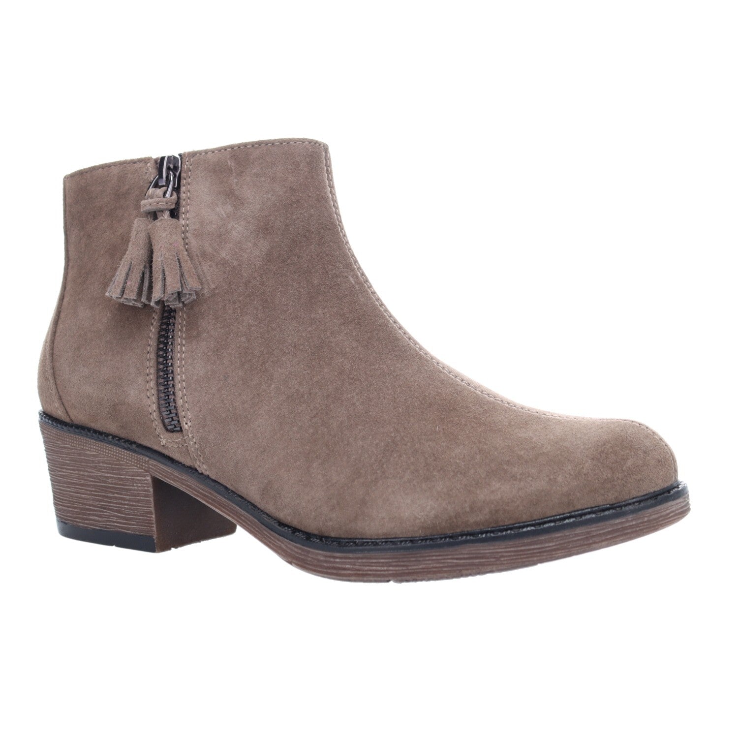 Propet Women's Rebel Ankle Boots in Smoked Taupe