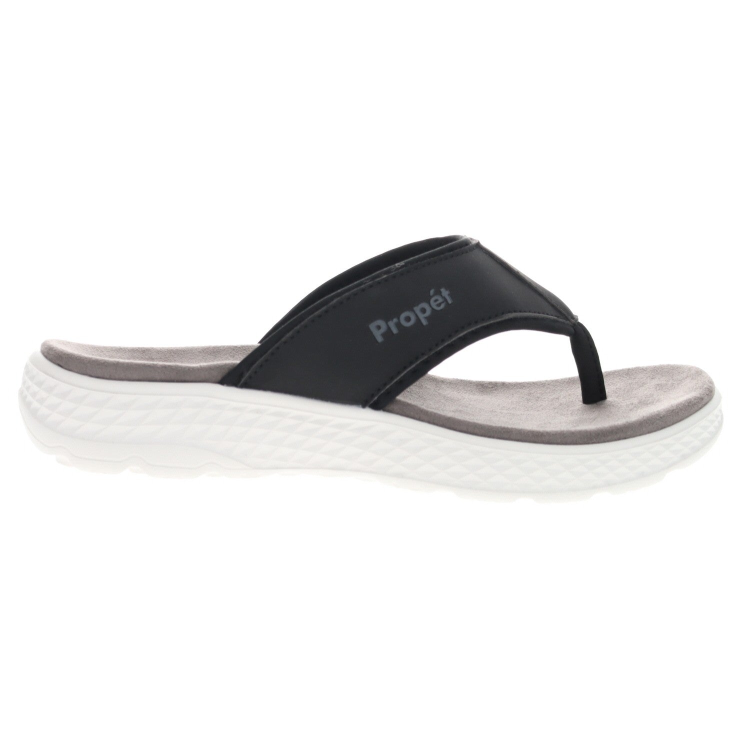 Propet TravelActiv FT Women's Sandals - Black - Outer Side