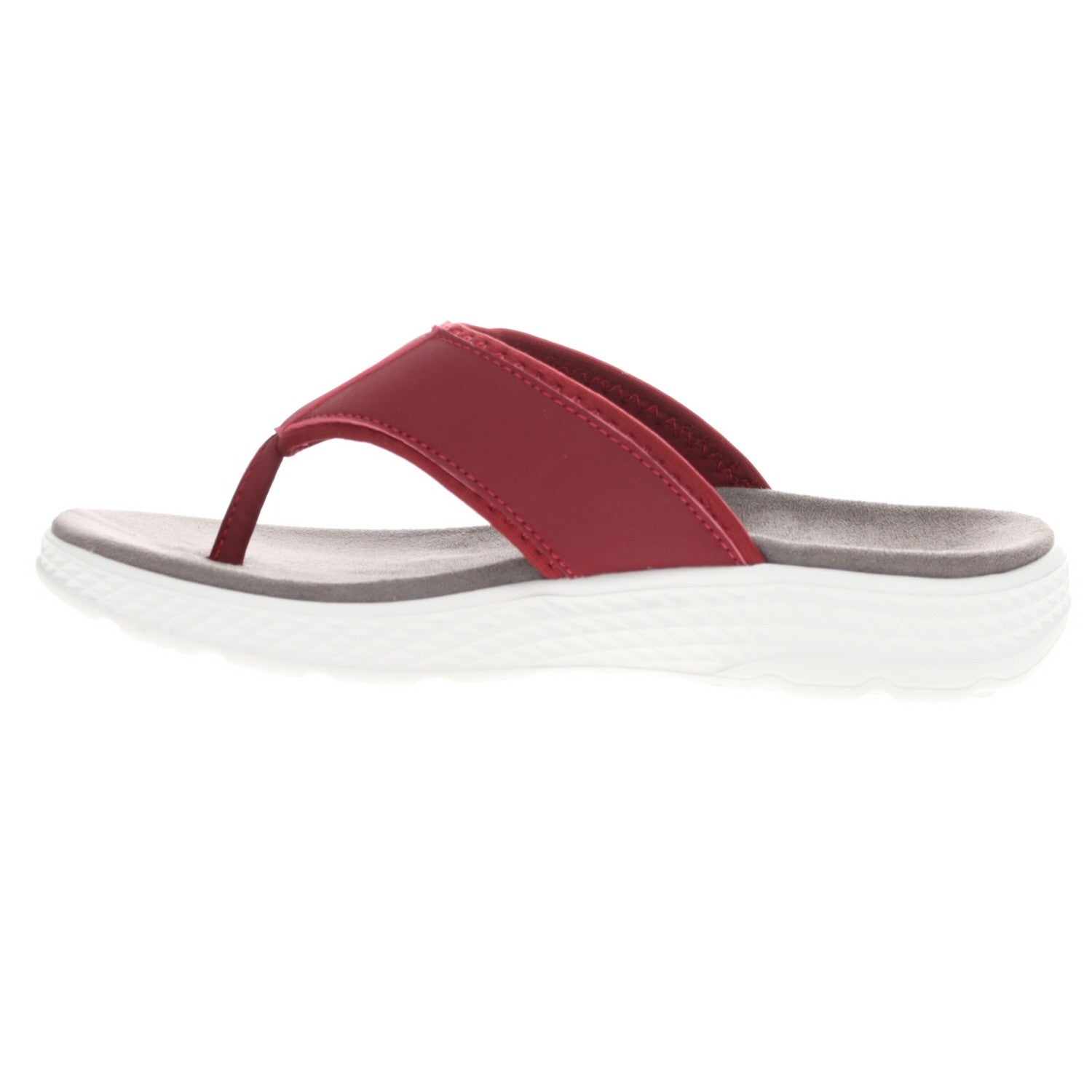 Propet TravelActiv FT Women's Sandals - Maroon - Instep Side