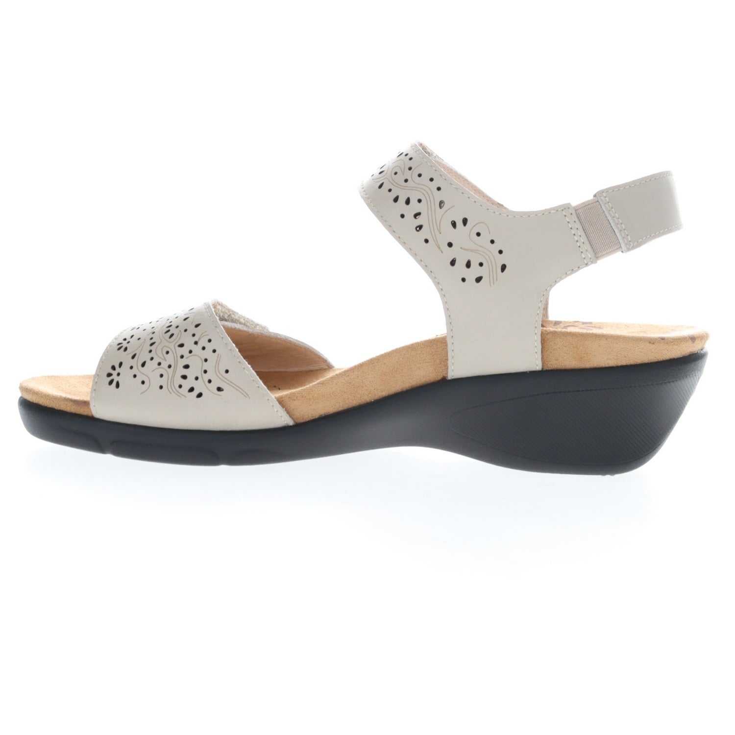 Propet Wanda Women's Sandals - Cream - Instep Side