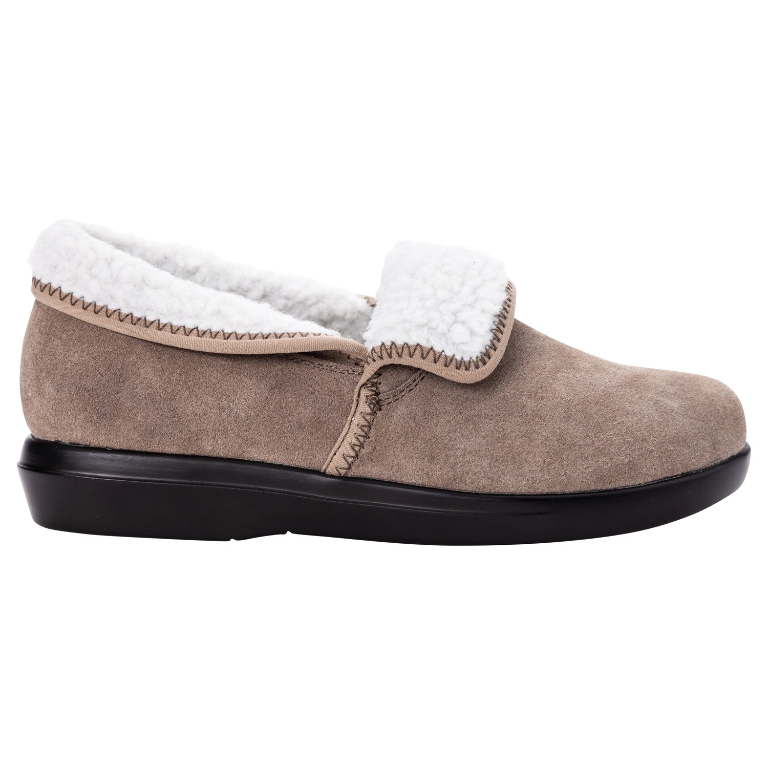Propet Women's Colbie Slippers - Stone - Instep Side