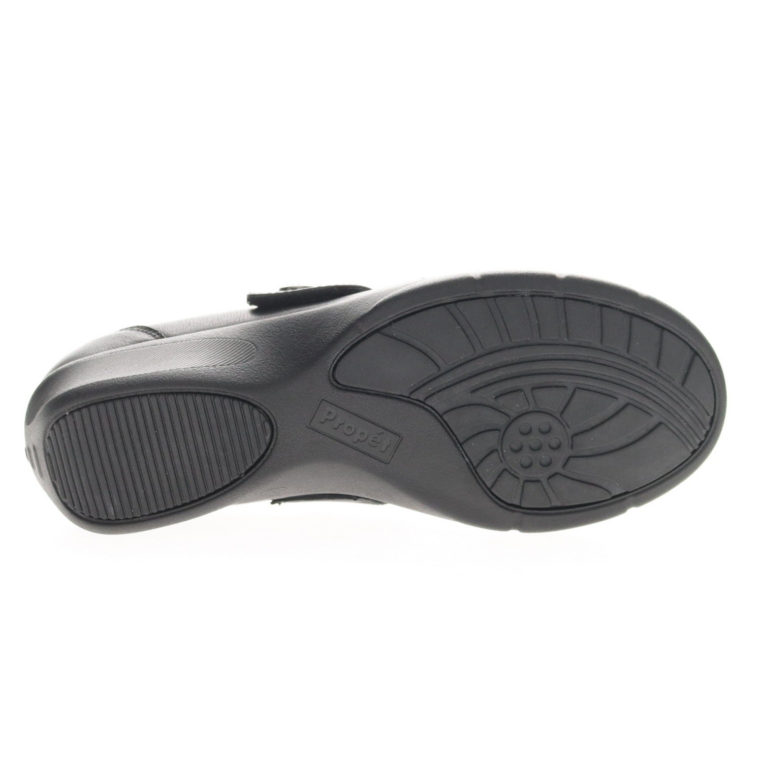 Propet Wallis Women's Comfort Shoe - Black - bottom view