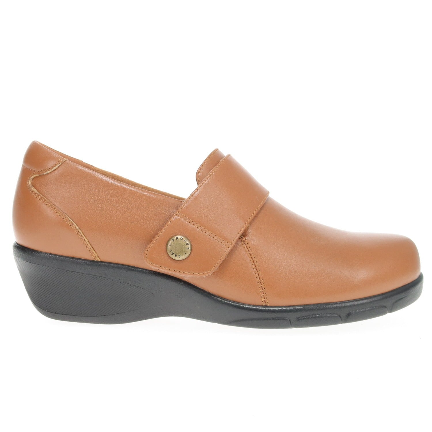 Propet Wallis Women's Comfort Shoe - Caramel - outside view