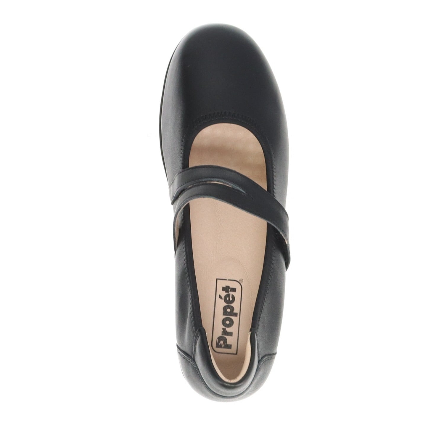 Propet Yara Mary Jane - Women's Ballet Flat - Black - top view