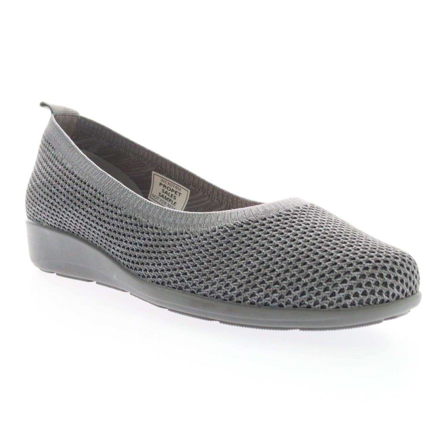 Propet Yen Women's Casual Skimmer with Wedge Heel in Grey