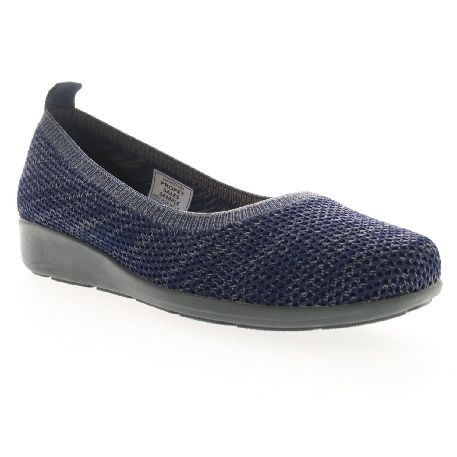 Propet Yen Women's Casual Skimmer with Wedge Heel in Navy