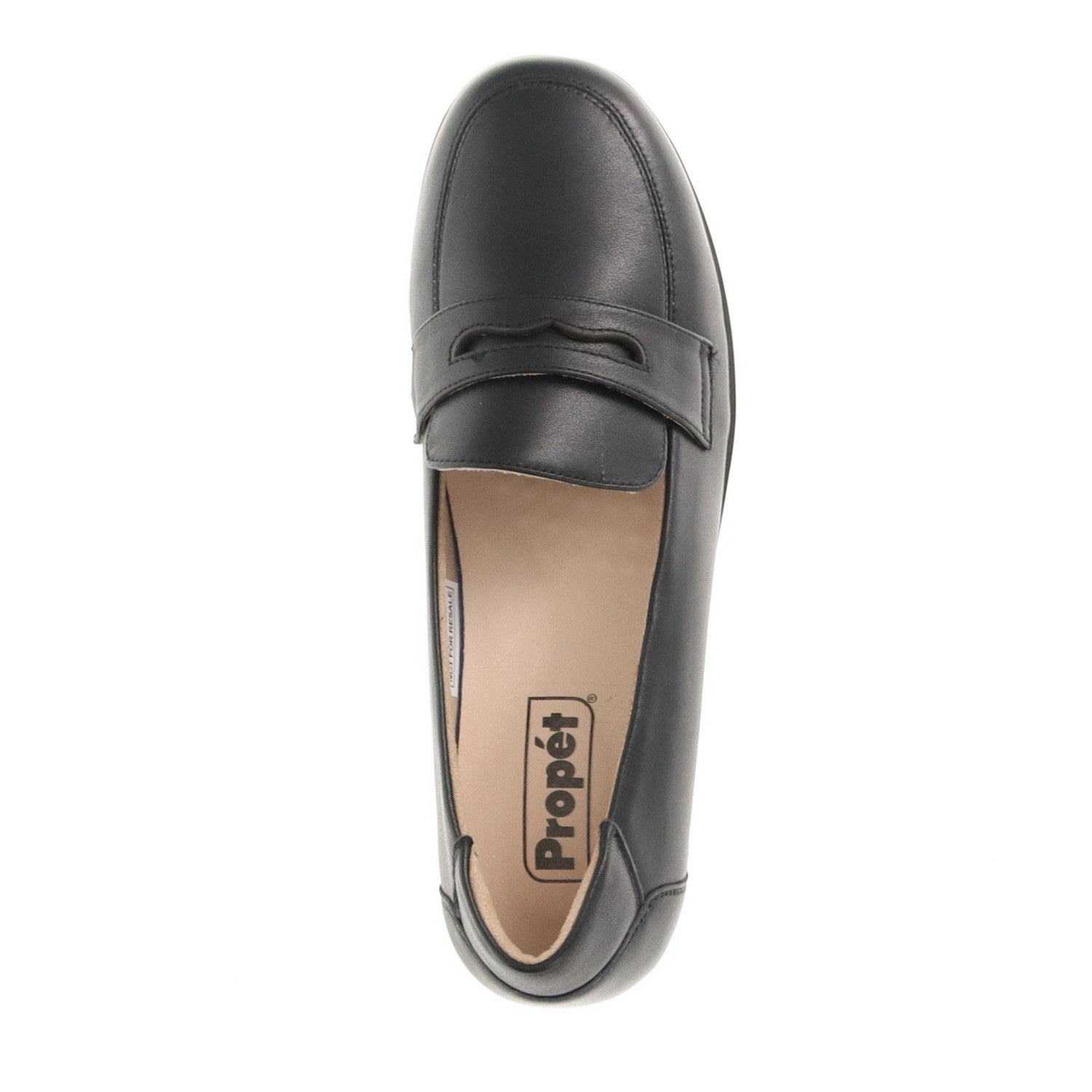 Propet Yetta Women's Wedge Heel Shoe - Black - top view