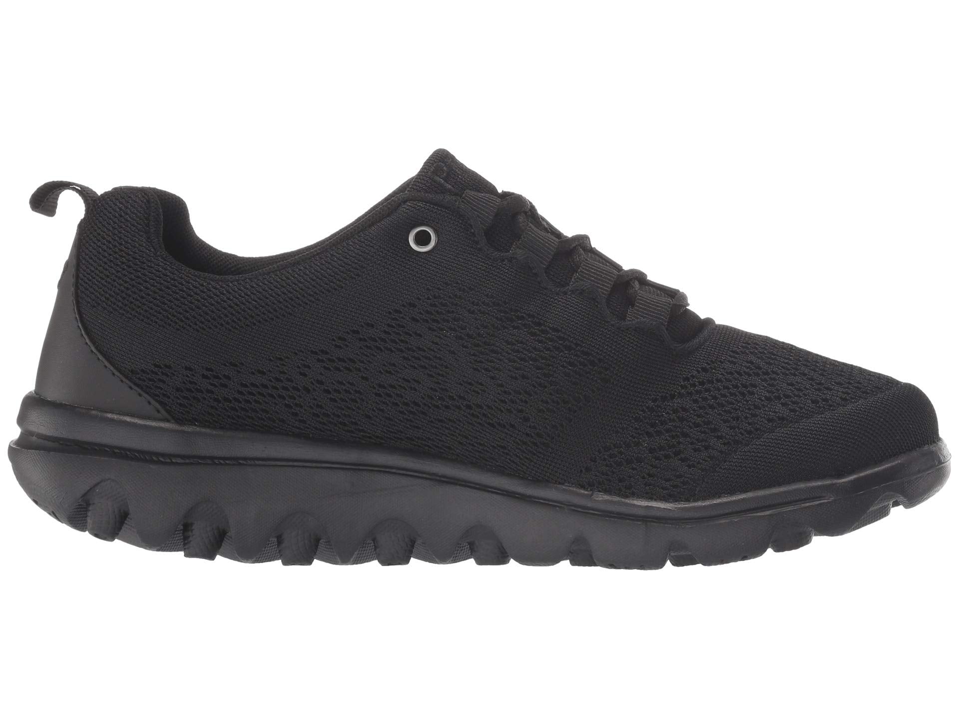 Propet TravelActiv - Women's Flexible Travel Comfort Shoe - All-Black side2