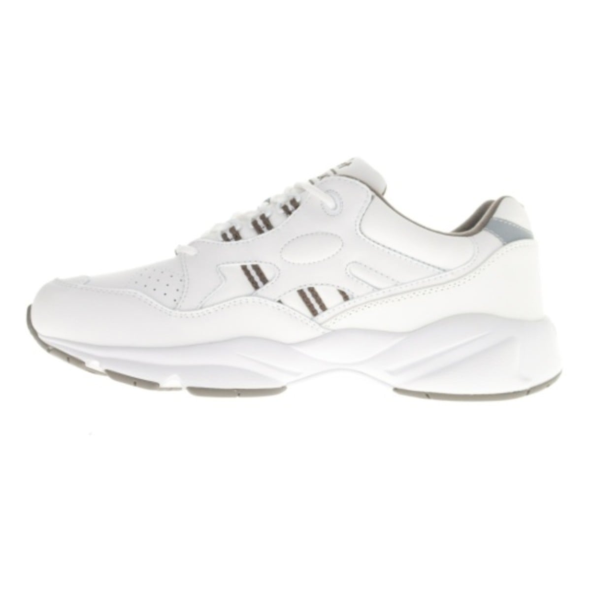 Propet Stability Walker Men's Walking Shoe - White/taupe - View 5