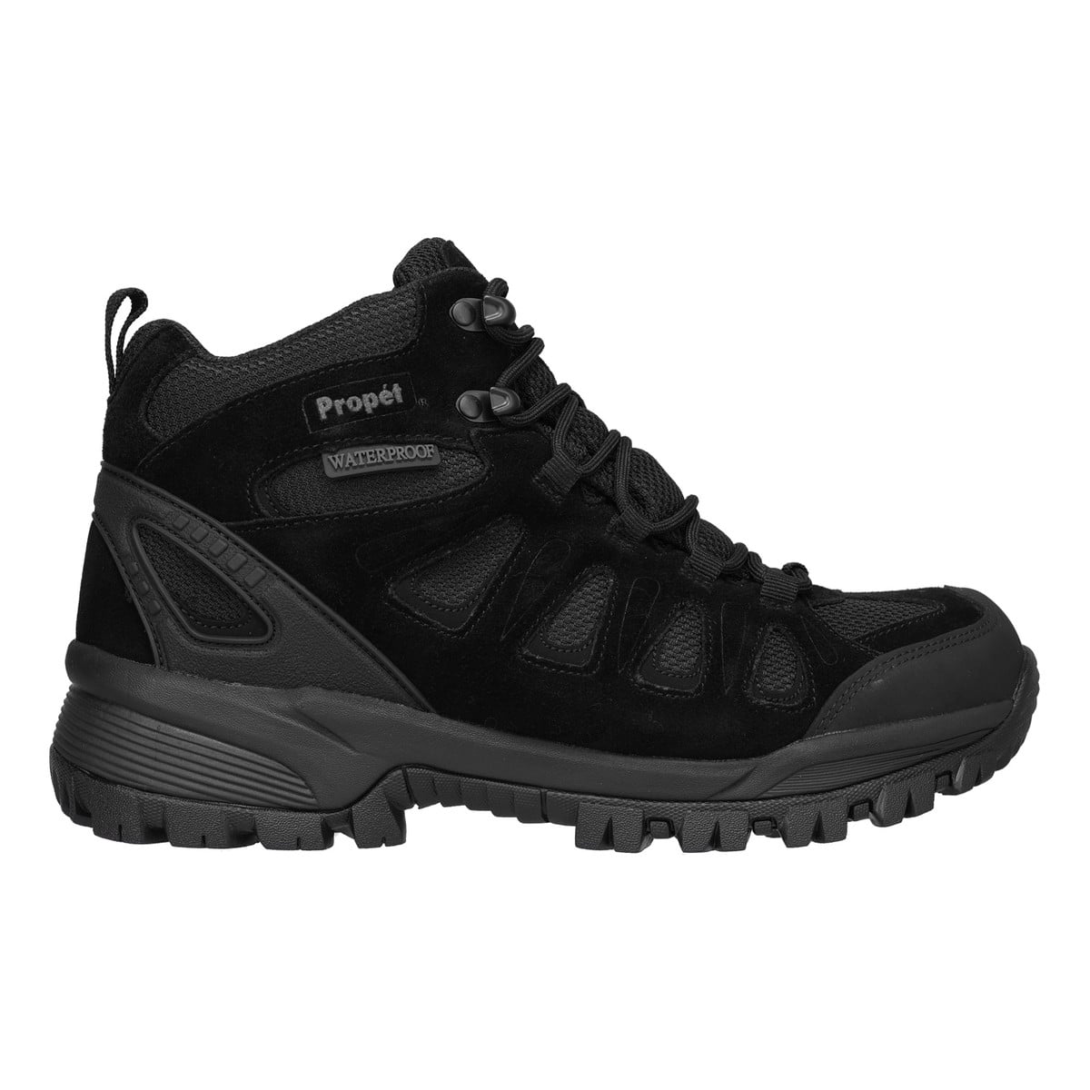 Propet Ridge Walker - Men's Orthopedic Waterproof Boot - All Black - View 1