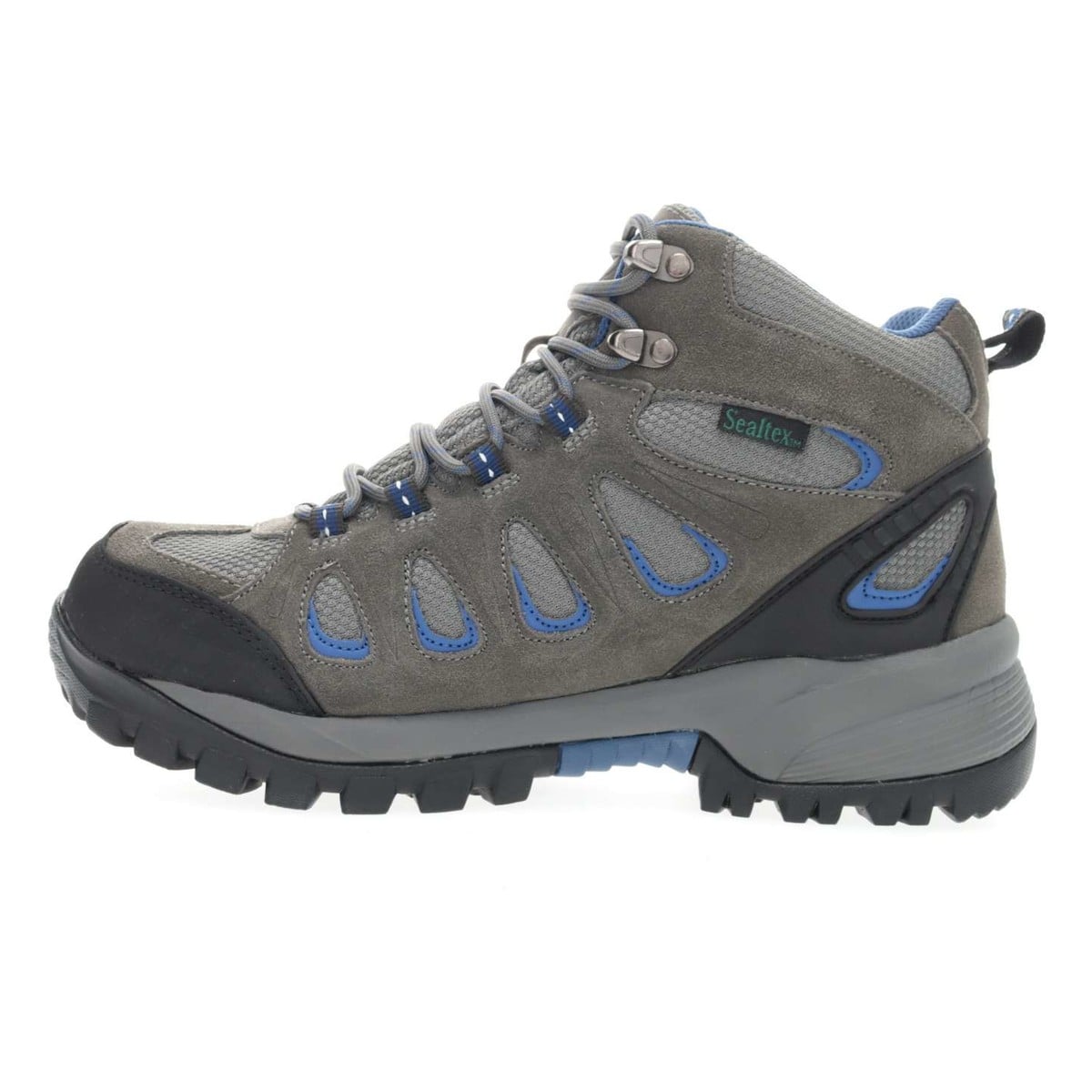 Propet Ridge Walker - Men's Orthopedic Waterproof Boot - Grey/Blue - View 4