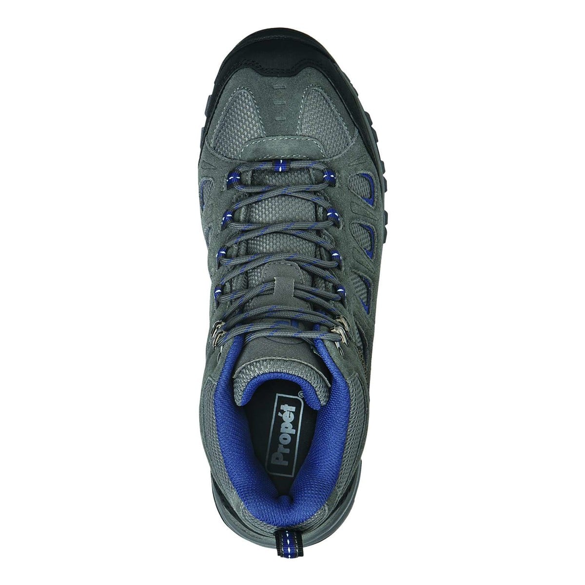 Propet Ridge Walker - Men's Orthopedic Waterproof Boot - Grey/Blue - View 6