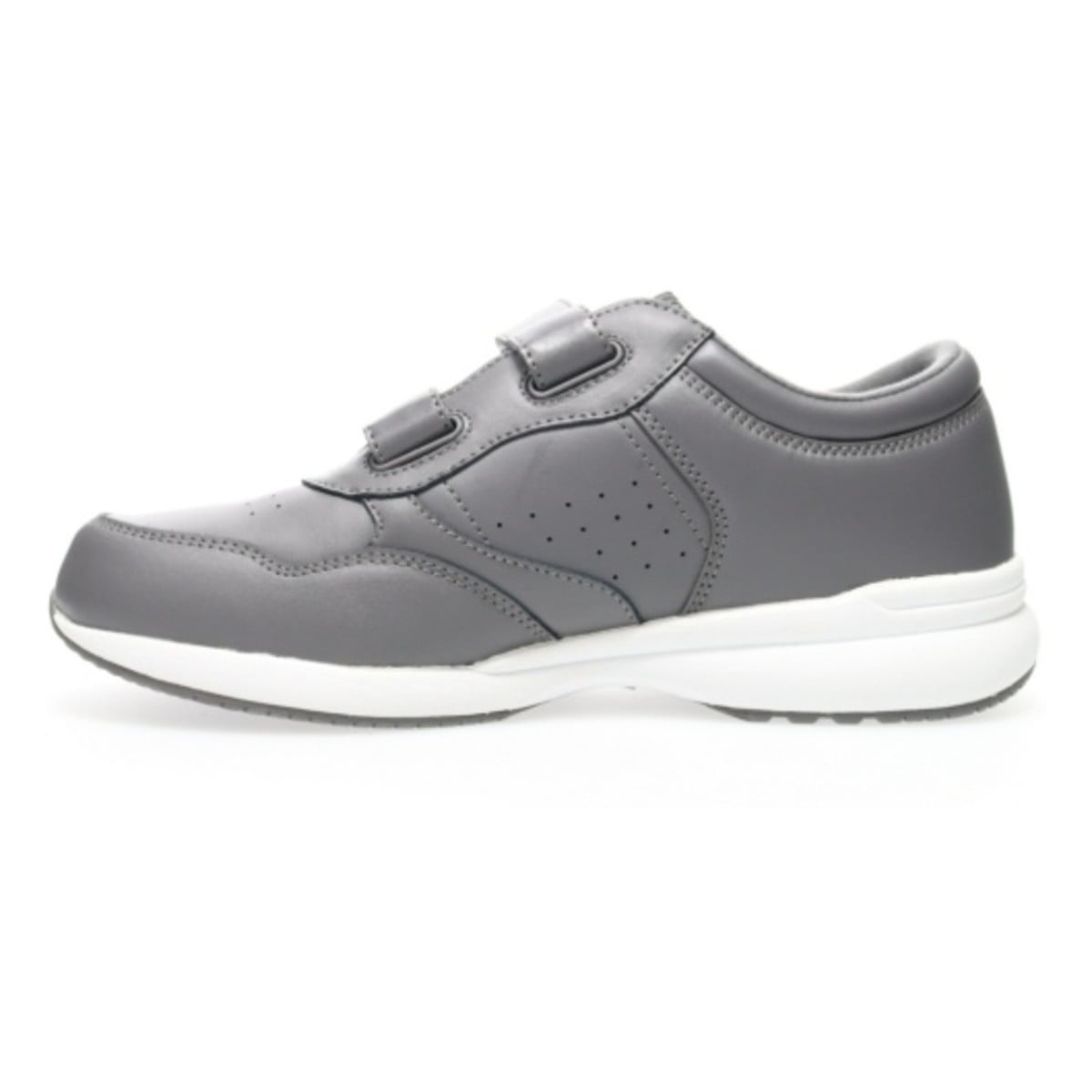 Propet Life Walker Strap - Men's Orthopedic Walking Shoes - Dark Grey - View 2
