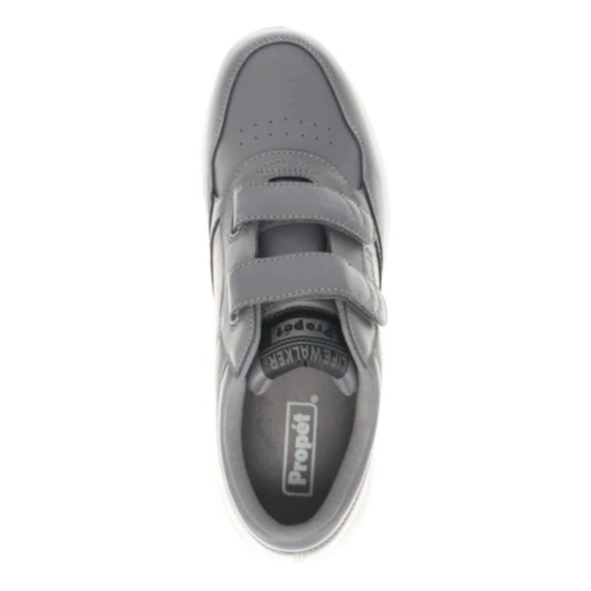 Propet Life Walker Strap - Men's Orthopedic Walking Shoes - Dark Grey - View 5