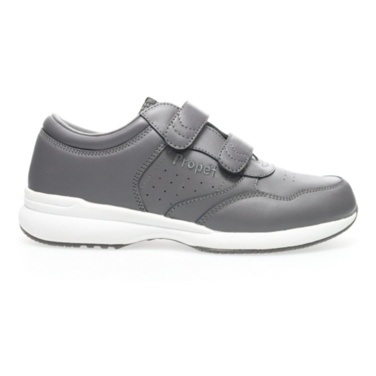 Propet Life Walker Strap - Men's Orthopedic Walking Shoes - Dark Grey - View 6