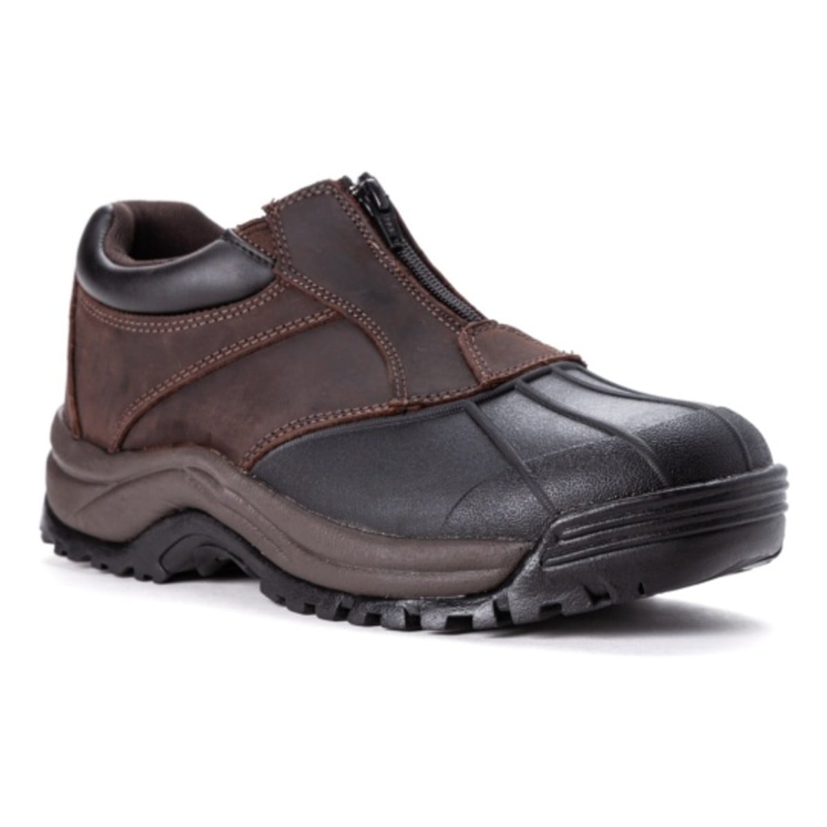 Propet Blizzard Ankle Zip - Boots - Men's - Brown/Black - View 3