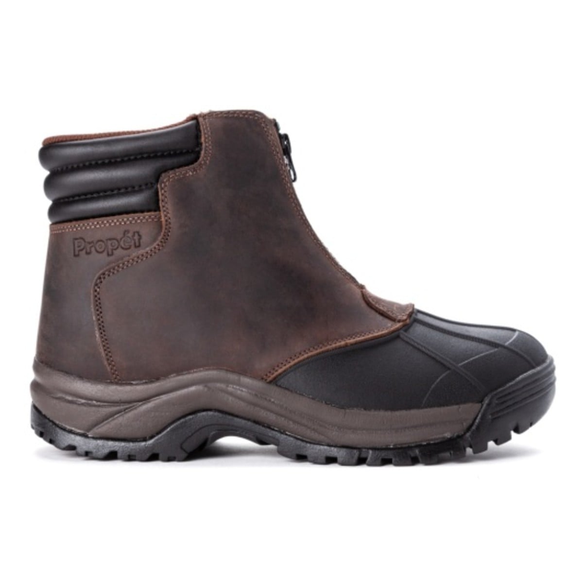 Propet Blizzard Mid Zip - Men's Waterproof Boots - Brown/Black - View 3