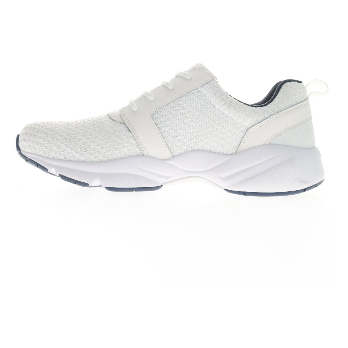 Propet Stability X Men's Walking Shoe - White/navy - View 5