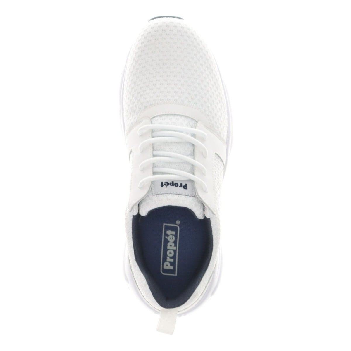 Propet Stability X Men's Walking Shoe - White/navy - View 6