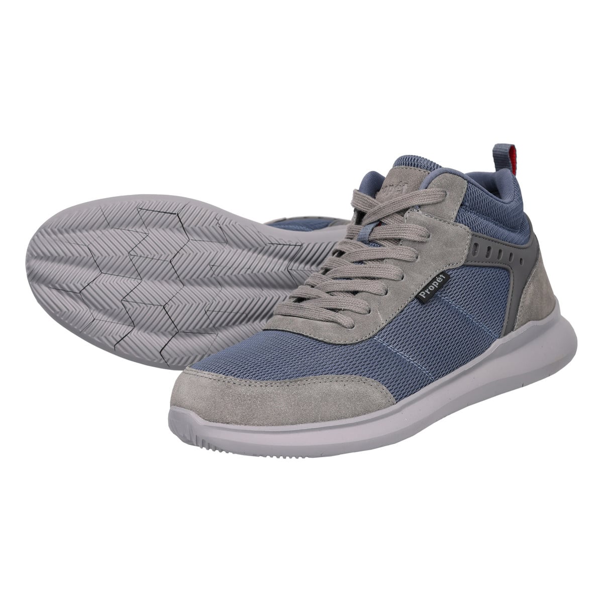 Propet Viator Hi Men's Sneakers - Grey/Denim - View 9