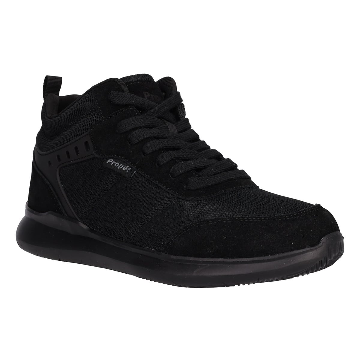 Propet Viator Hi Men's Lace Up Comfort Sneakers - Jet Black - View 2