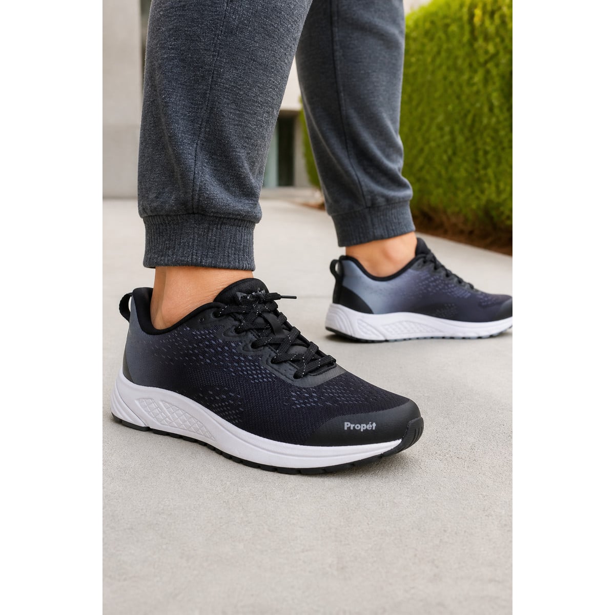 Propet One Evolve Men's Sneakers - Black Steel - Lifestyle