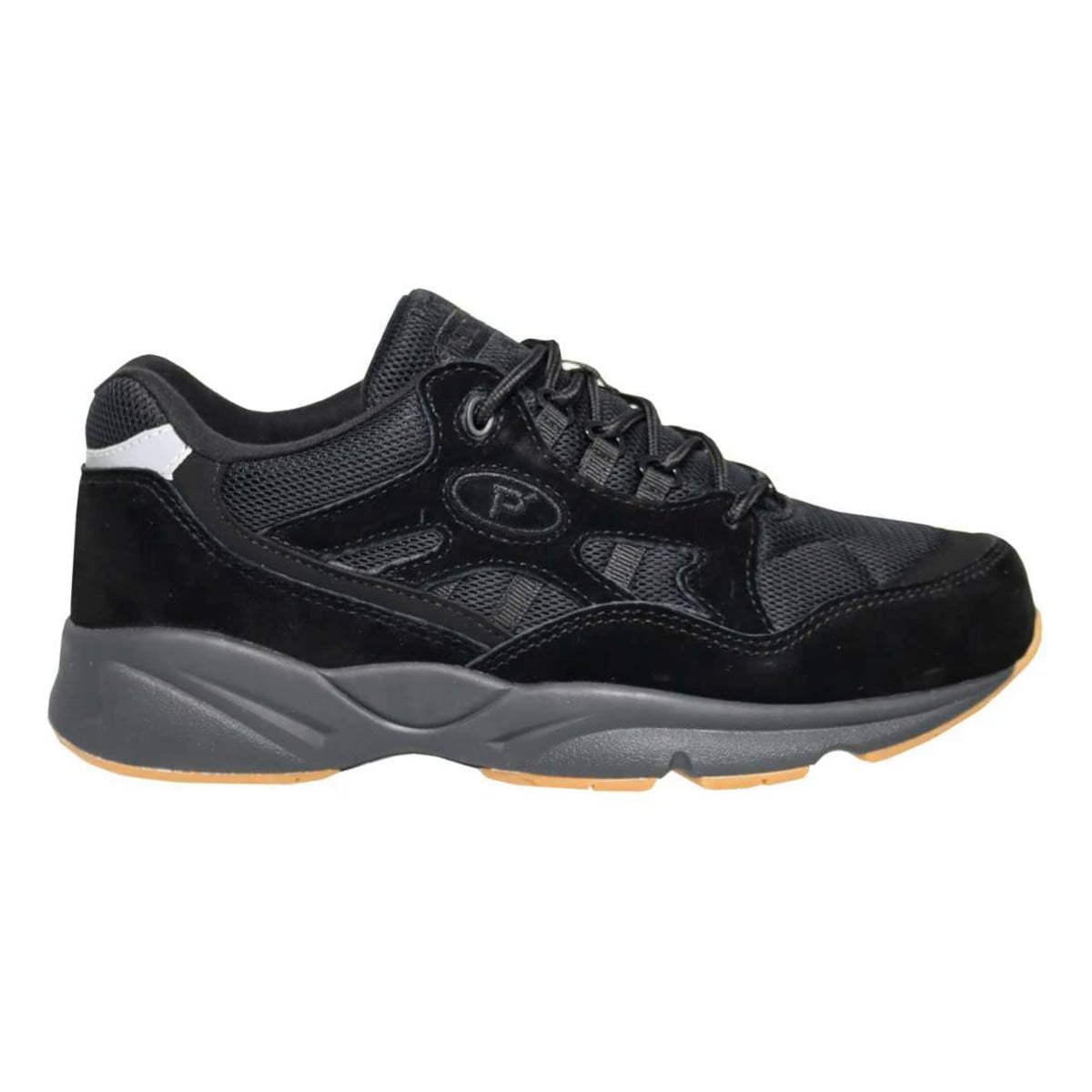 Propet Stability Fusion Men's Walking Shoes - Black - View 1