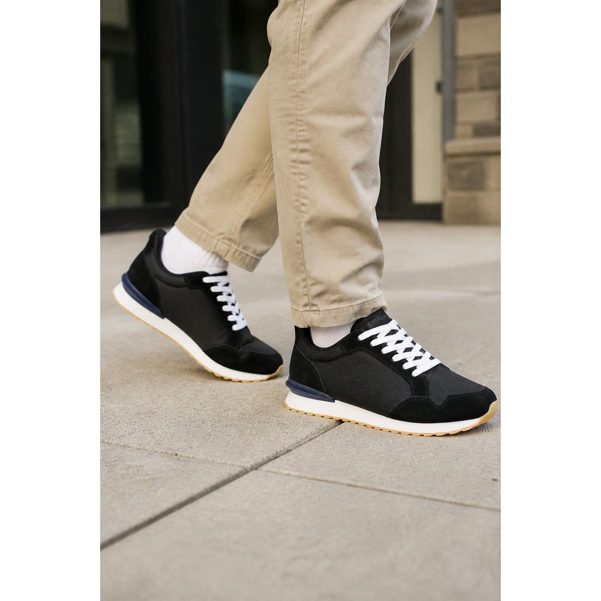 Propet Carmine Men's Sneakers - Black - Lifestyle