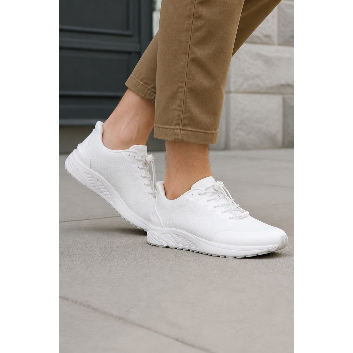 Propet One Velocity Men's Sneakers - White - Lifestyle