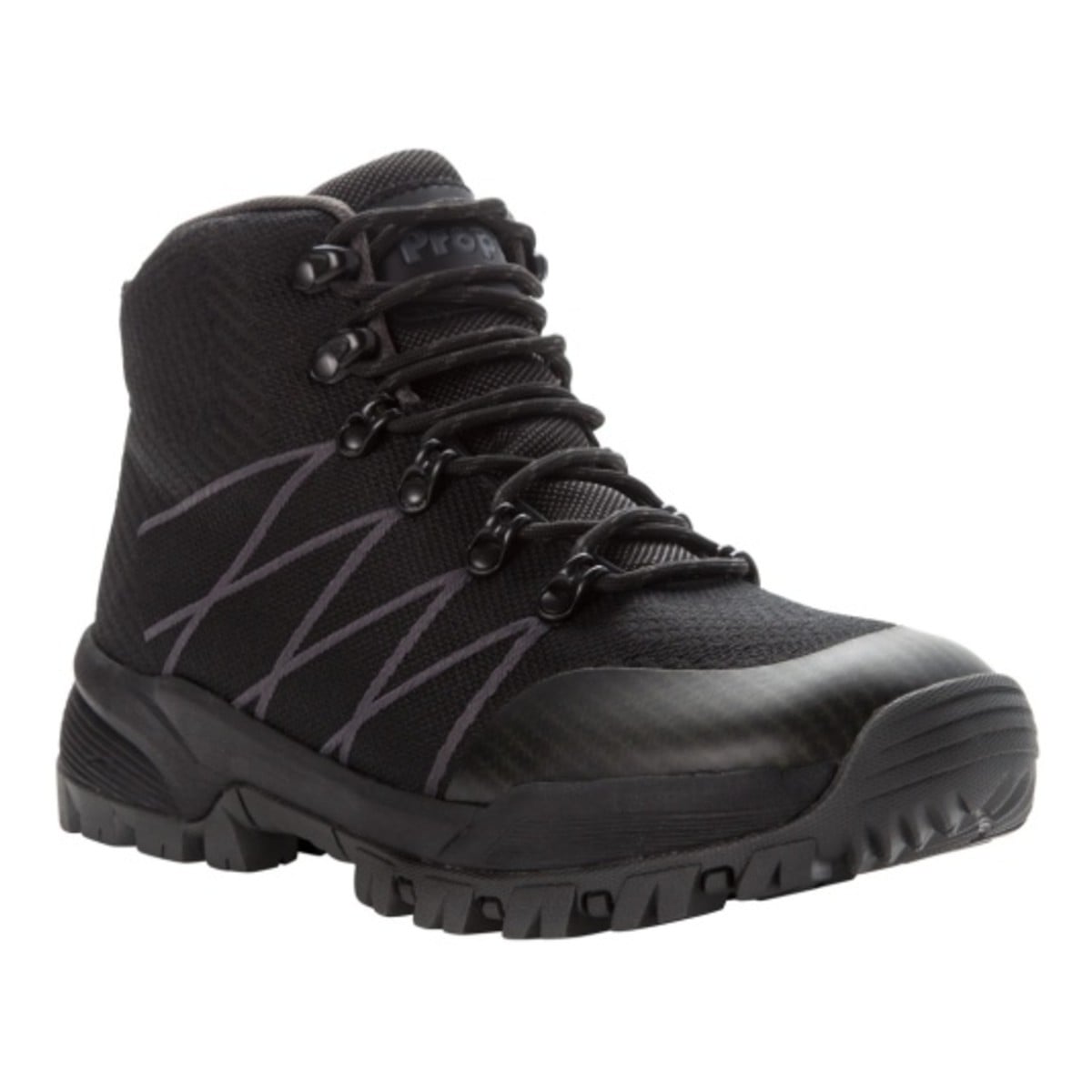Propet Traverse Men's Lace Up Boots - Black/Dk Grey - View 1