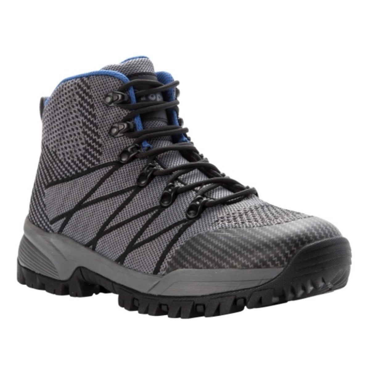 Propet Traverse Men's Lace Up Boots - All Grey/Black - View 6