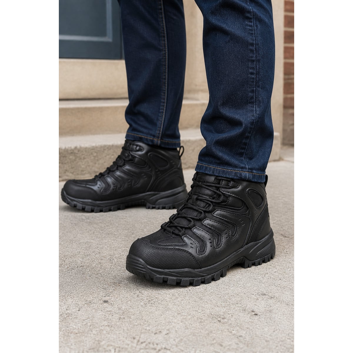 Propet Sentry Men's Boots - Black - Lifestyle