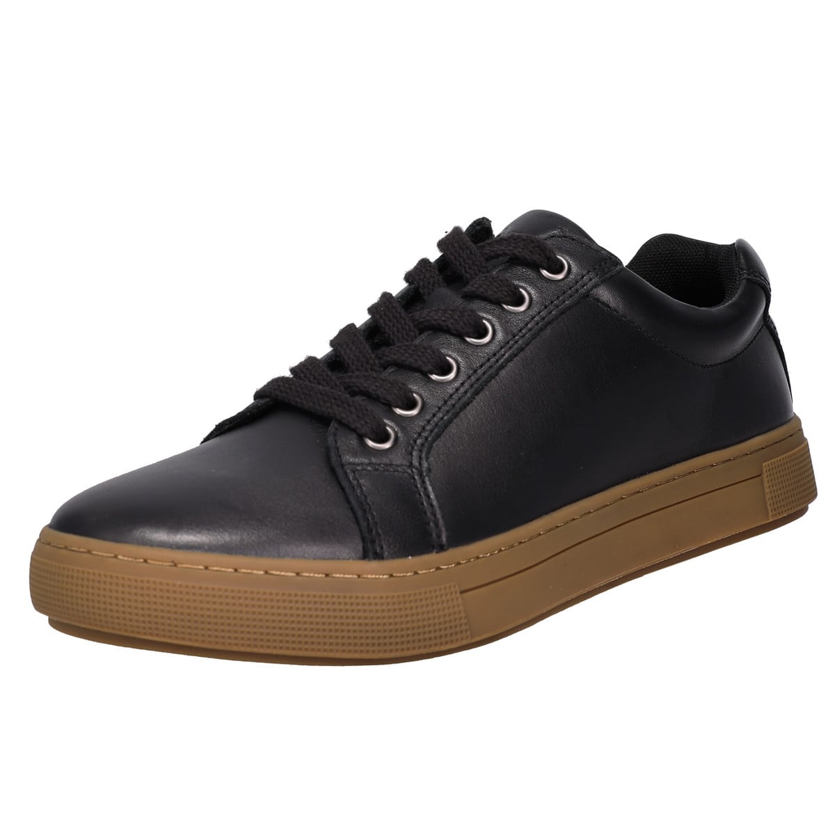 Propet Koda Men's Platform Sneaker - Black/Gum - View 3