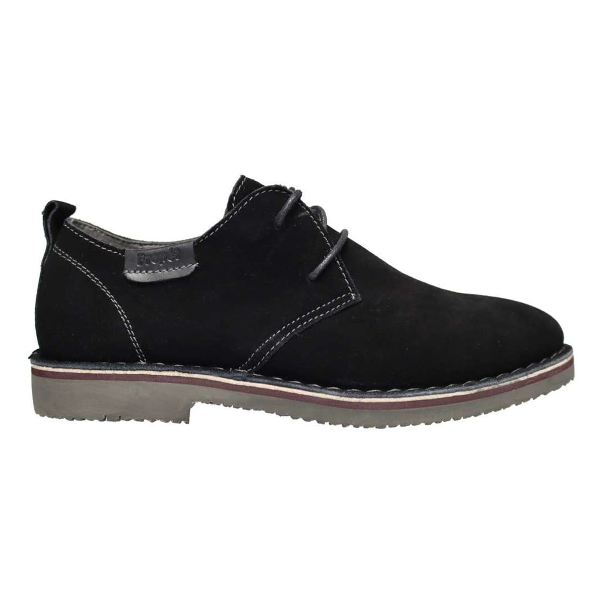 Propet Finn Men's Suede Oxford Shoes - Black - View 1