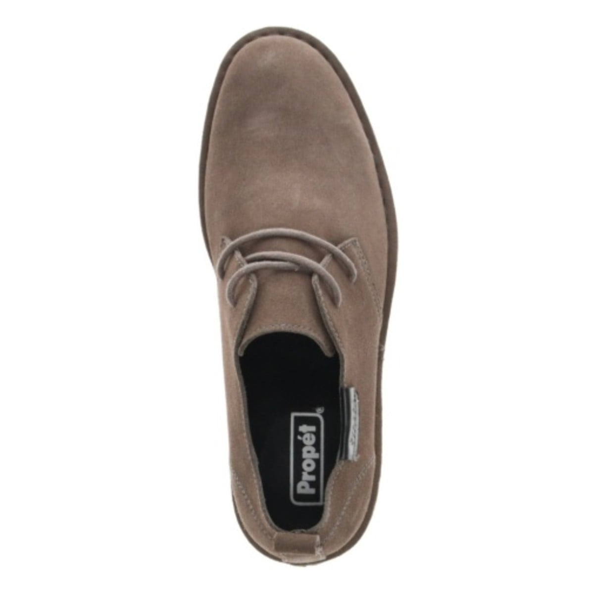Propet Finn Men's Suede Oxford Shoes - Stone - View 4