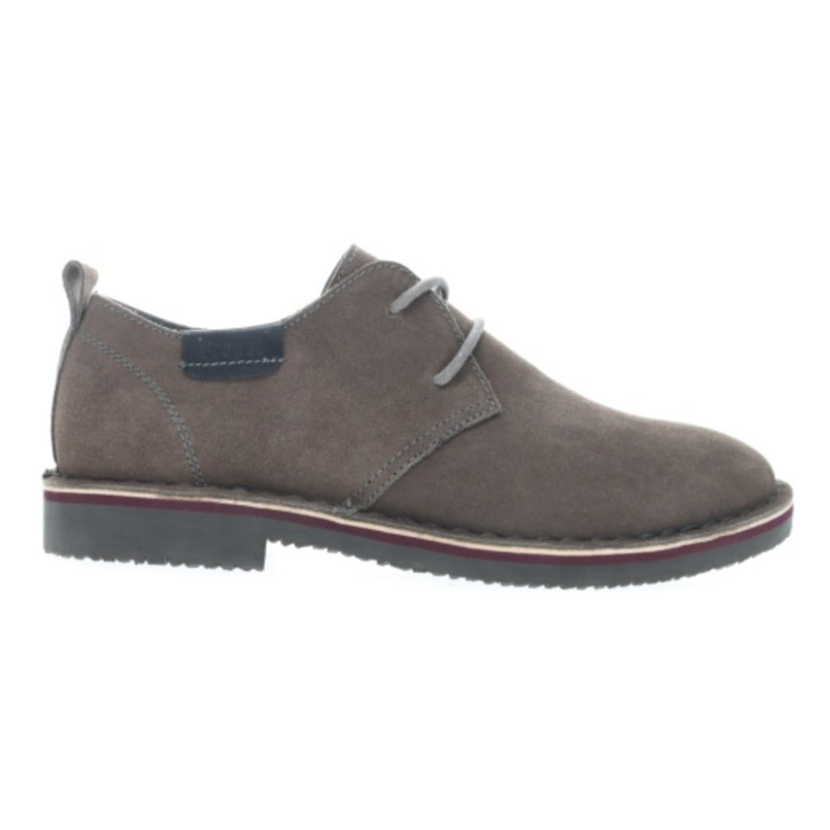 Propet Finn Men's Suede Oxford Shoes - Stone - View 5