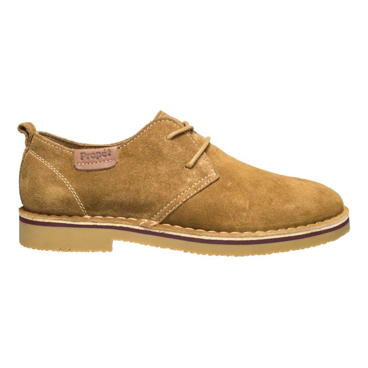 Propet Finn Men's Suede Oxford Shoes - Tan - View 1