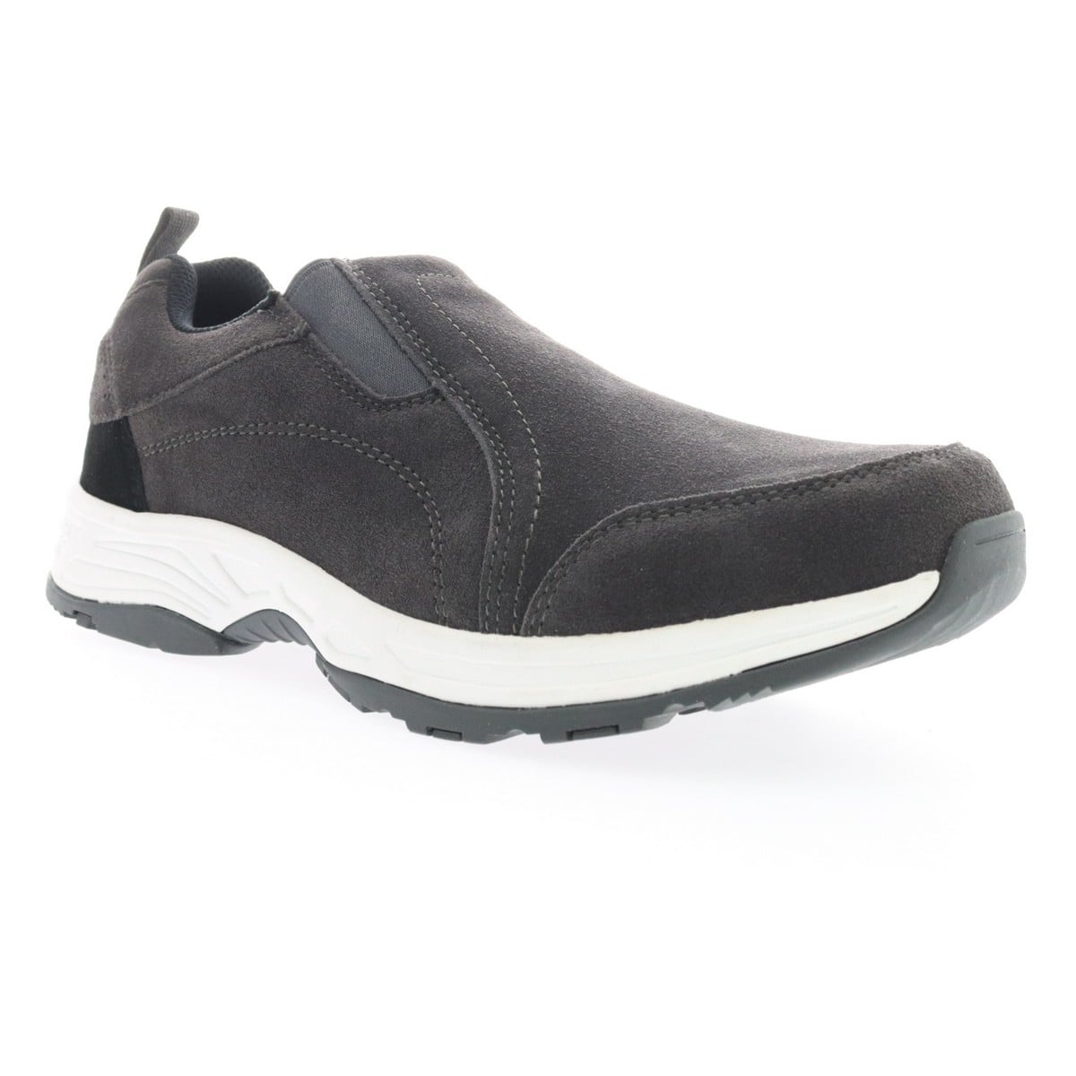 Propet Cash Men's Slip-on Water-Resistant Outdoor Casual Comfort Shoe - Dark Grey - View 1