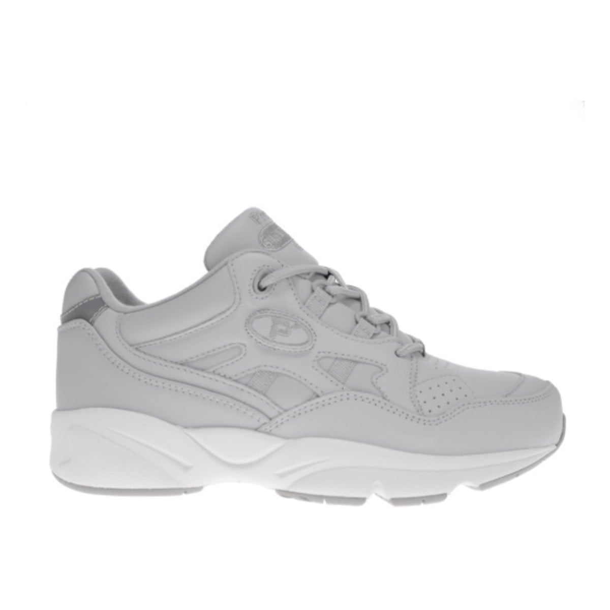 Propet Stability Walker - A5500 - Women's Diabetic Shoes - White/Grey - View 4