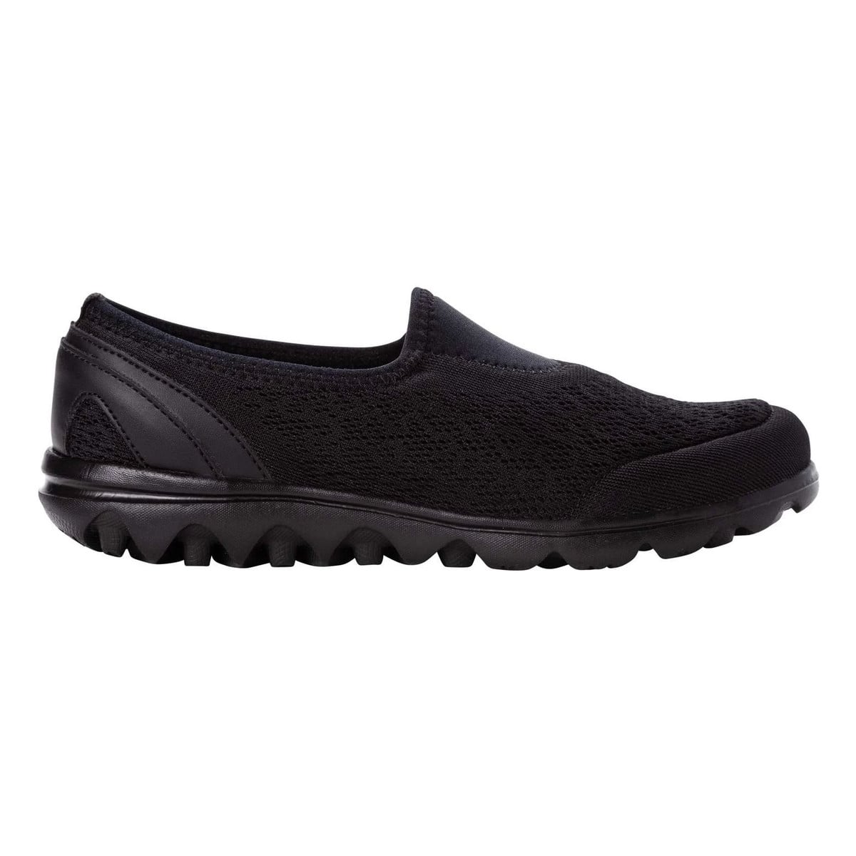 Propet TravelActiv Slip-On - Women's Flexible Comfort Shoe - All-Black - View 1
