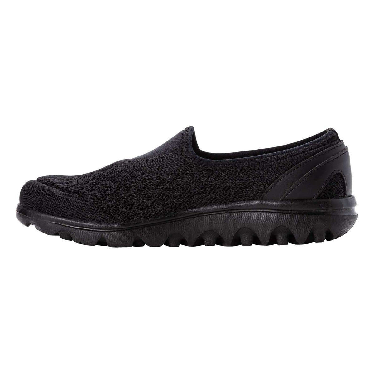 Propet TravelActiv Slip-On - Women's Flexible Comfort Shoe - All-Black - View 3