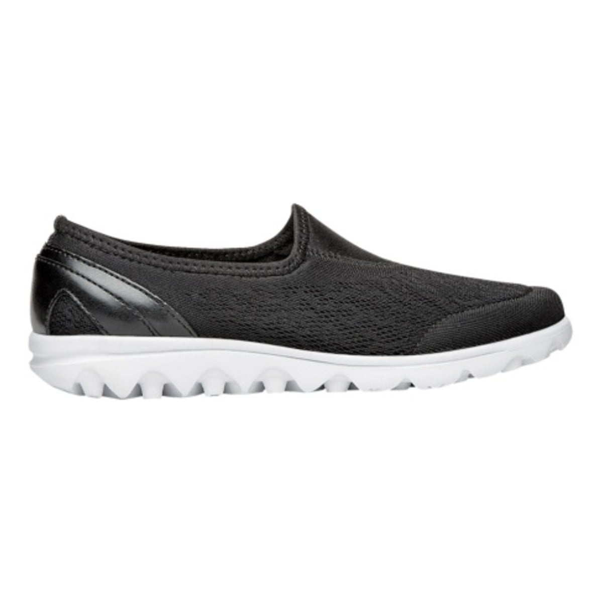 Propet TravelActiv Slip-On - Women's Flexible Comfort Shoe - All Black - View 2