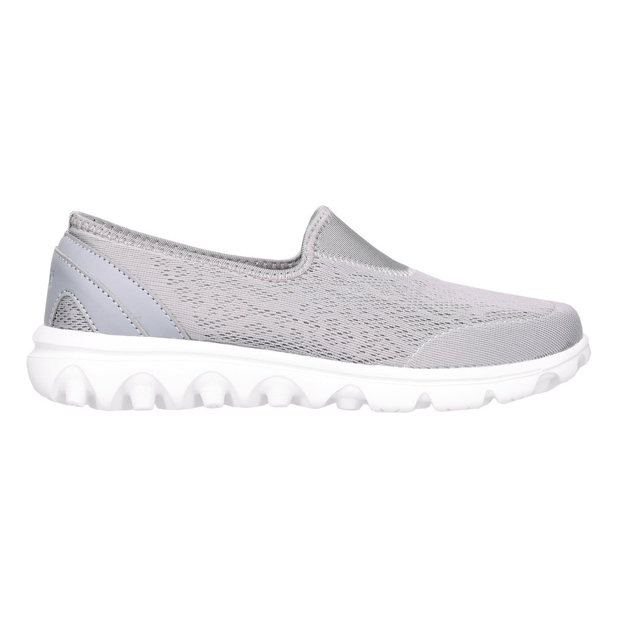 Propet TravelActiv Slip-On - Women's Flexible Comfort Shoe - Silver - View 1